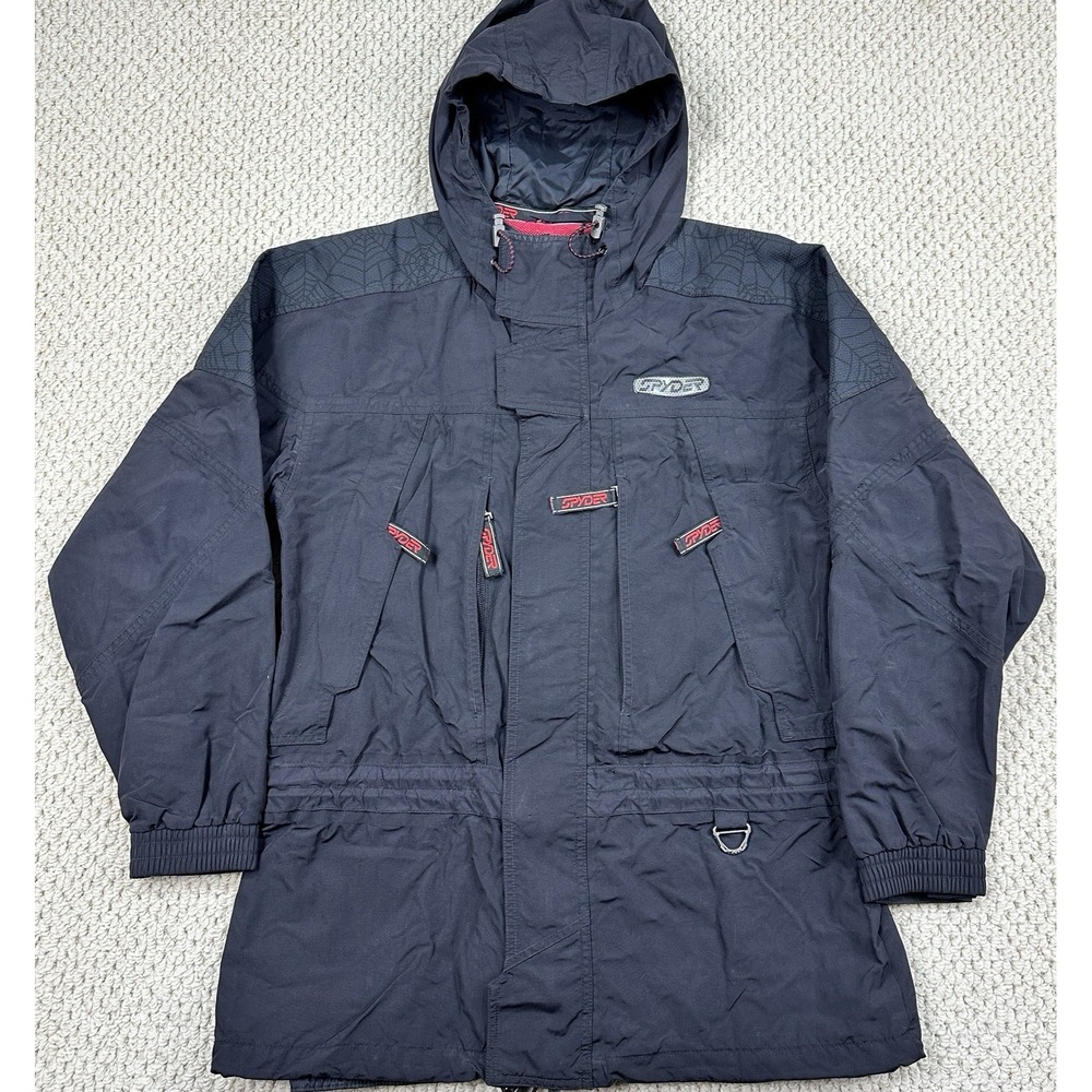 Vtg Spyder XT US Alpine Ski Team GILBOA Jacket Mens XS Black Olympics Skiing